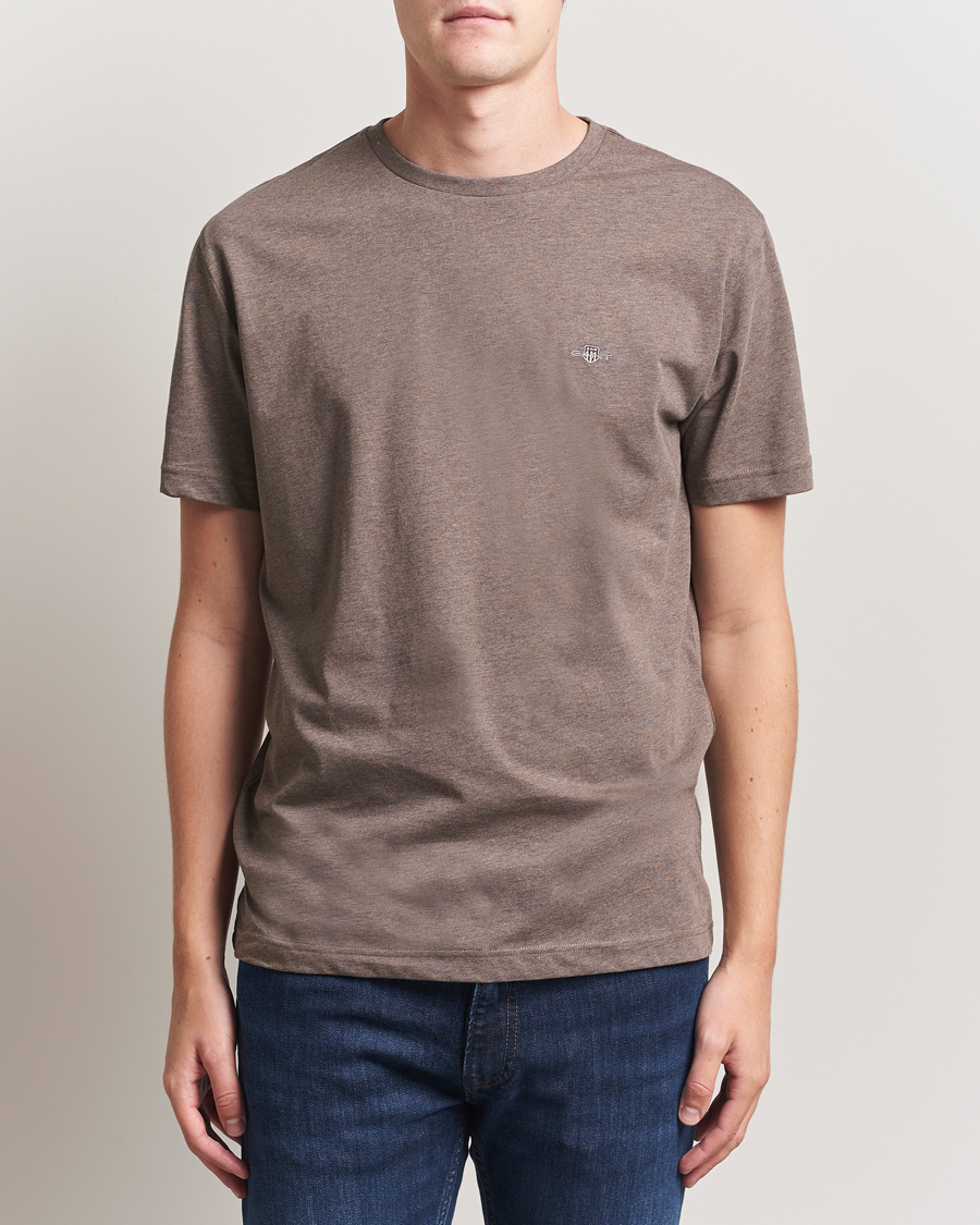Herr | T-Shirts | GANT | The Original T-Shirt Seawood Melange