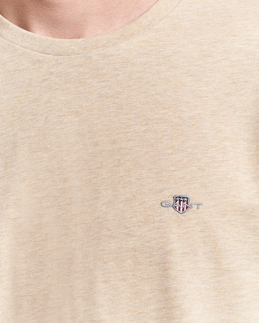 Herr | T-Shirts | Gant | The Original T-Shirt Khaki Melange