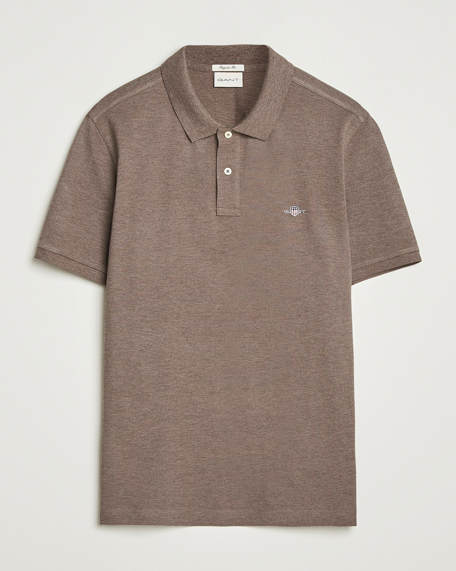 Herr | Pikéer | GANT | The Original Polo Seawood Melange