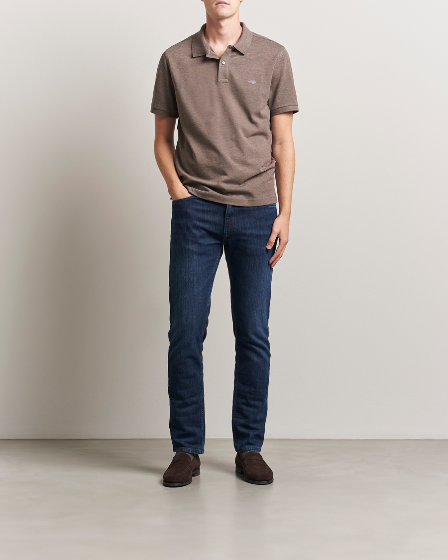 Herr | Pikéer | GANT | The Original Polo Seawood Melange