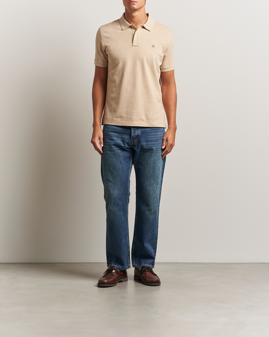 Herr | Pikéer | GANT | The Original Polo Khaki Melange