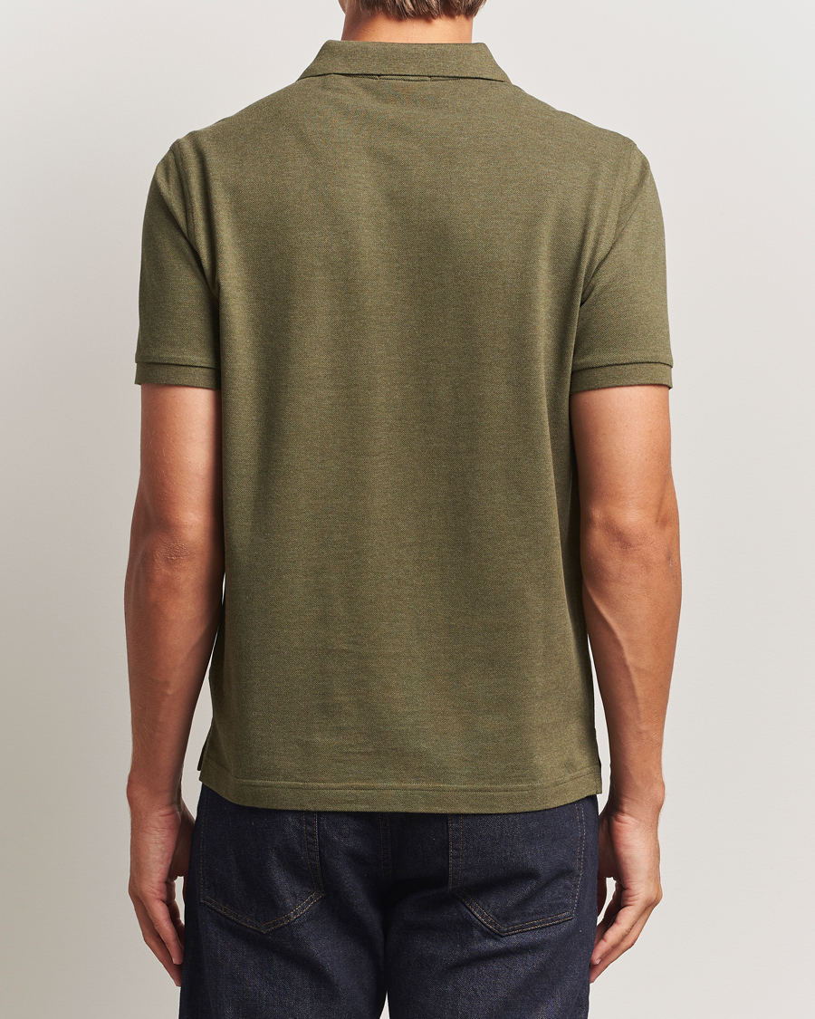 Herr | Pikéer | GANT | The Original Polo Khaki Green Melange