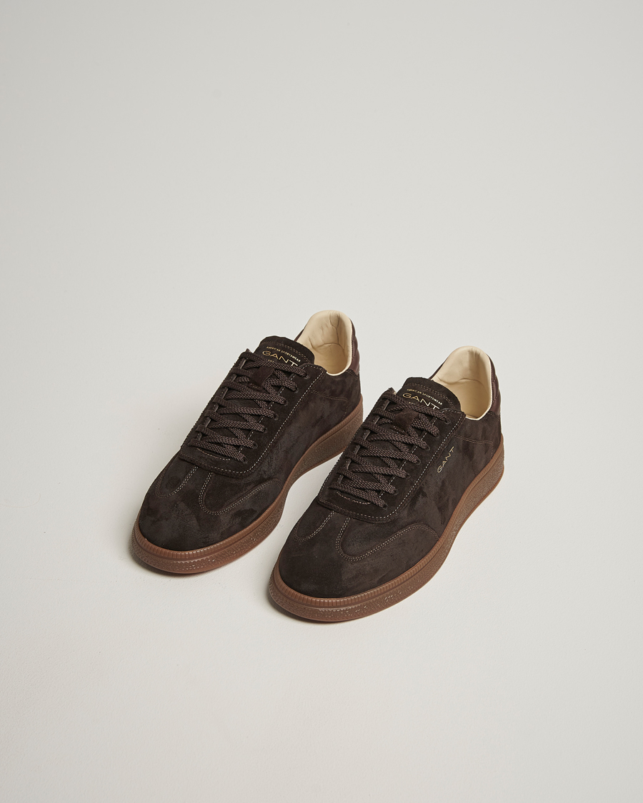 Herr | Sneakers | GANT | Cuzmo Suede Sneaker Dark Brown