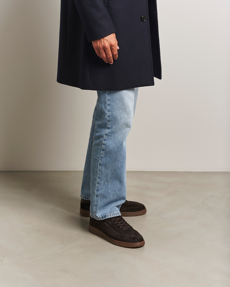 Herr | Sneakers | GANT | Cuzmo Suede Sneaker Dark Brown