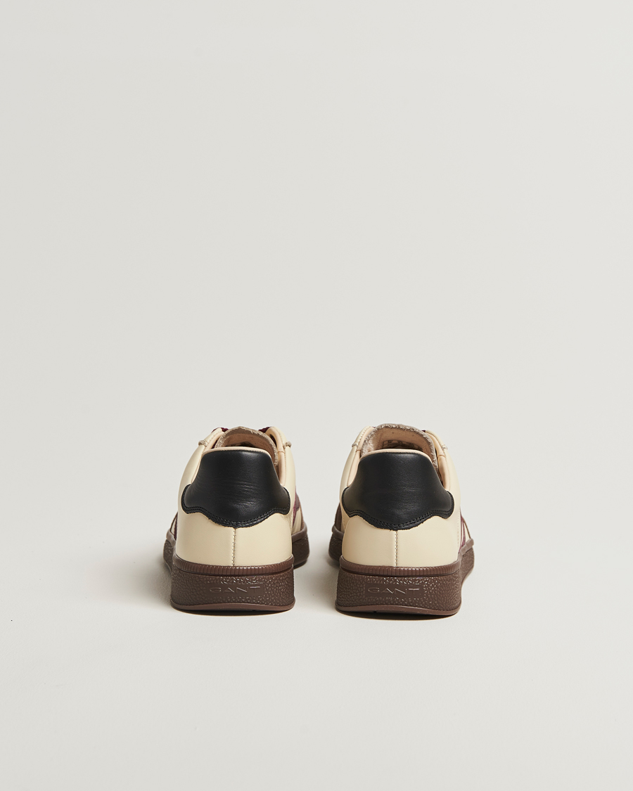 Herr | Sneakers | GANT | Cuzmo Leather/Suede Sneaker Ivory/Brown