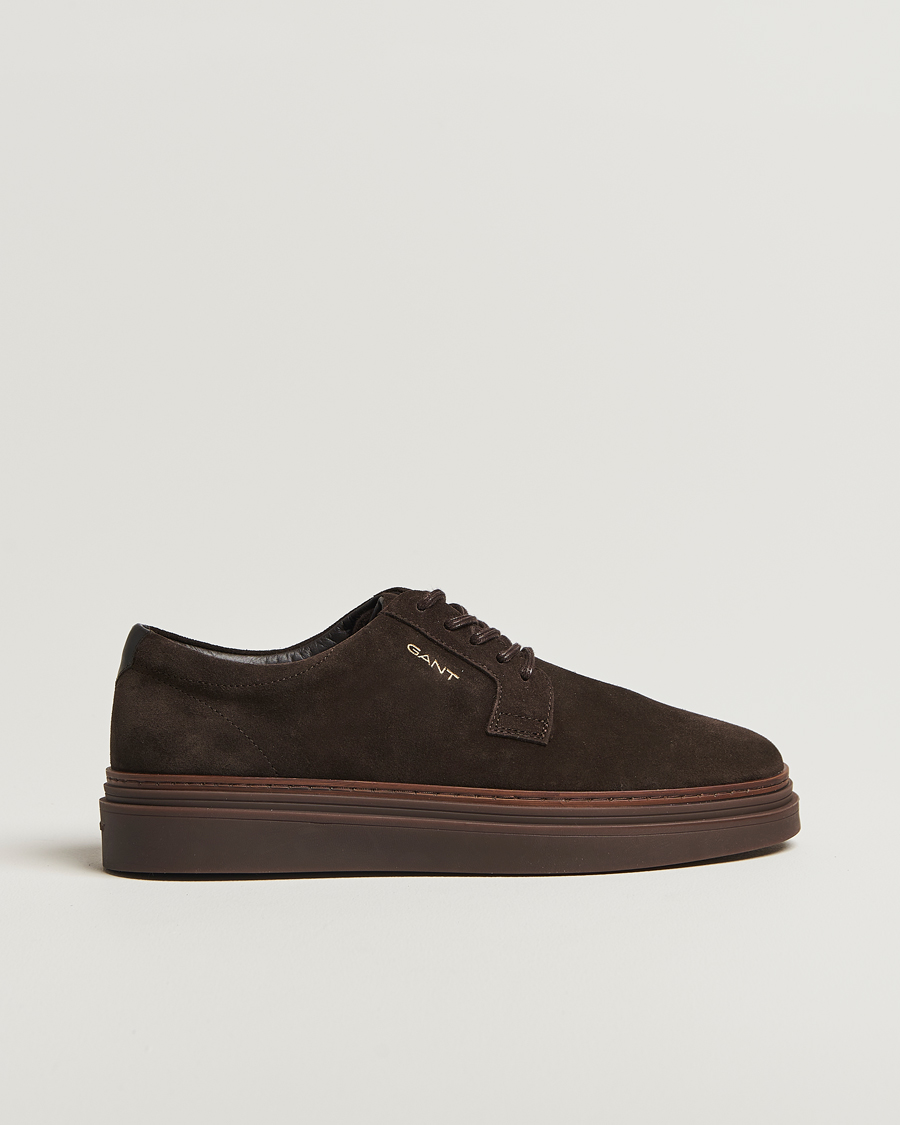 Herr | Sneakers | GANT | Kinzoon Suede Derby Sneaker Espresso Brown