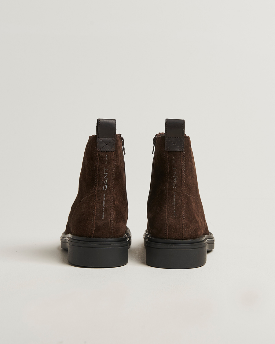 Herr | Kängor | GANT | Boggar Suede Boot Espresso Brown
