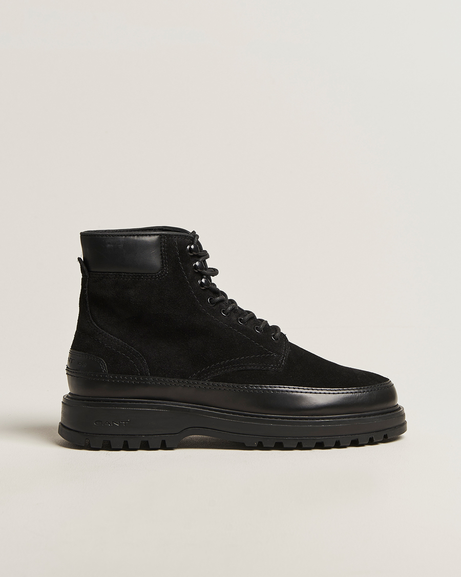 Herr | Kängor | GANT | Clafton Felt Lined Suede Boot Black