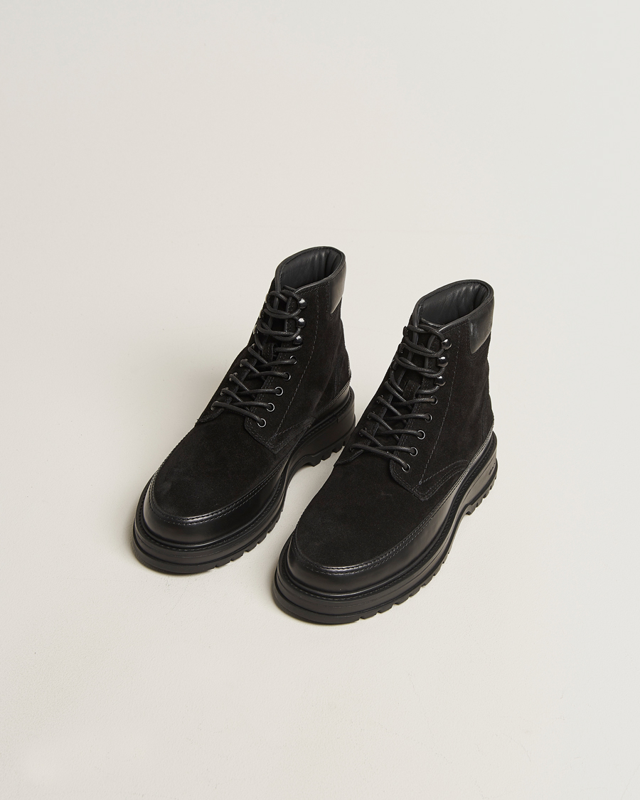 Herr | Kängor | GANT | Clafton Felt Lined Suede Boot Black