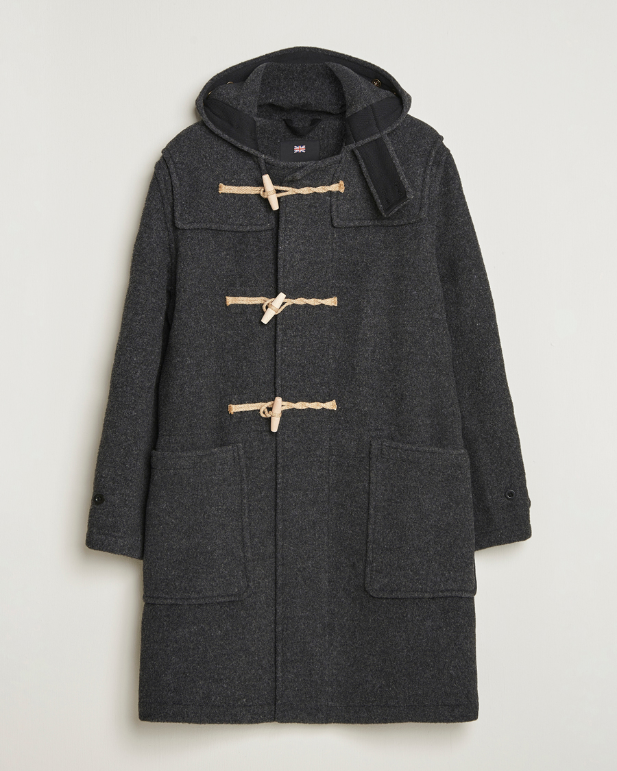 Herr | Jackor | Gloverall | 575 Monty Original Duffle Coat Charcoal