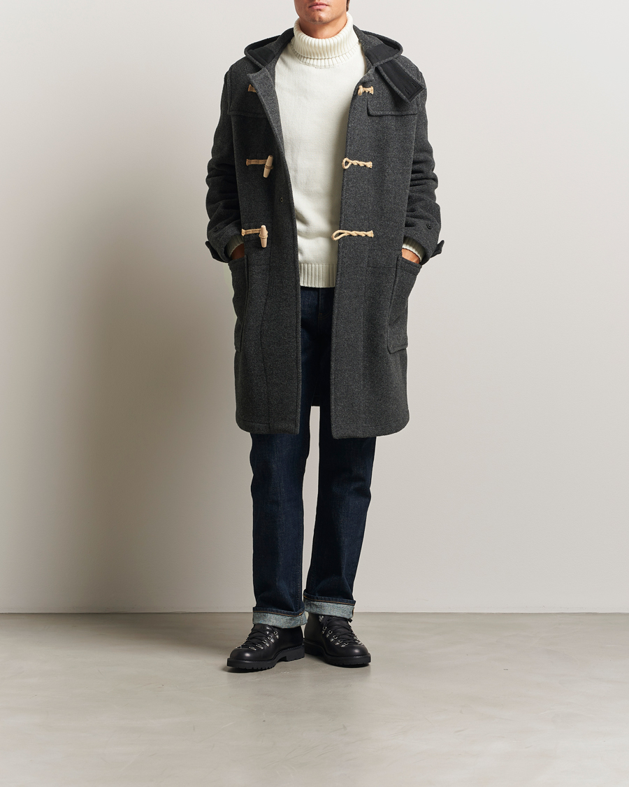 Herr | Jackor | Gloverall | 575 Monty Original Duffle Coat Charcoal
