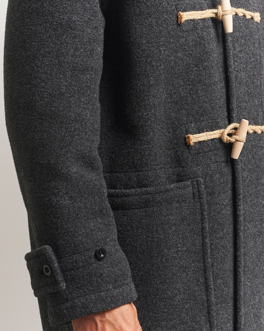 Herr | Jackor | Gloverall | 575 Monty Original Duffle Coat Charcoal