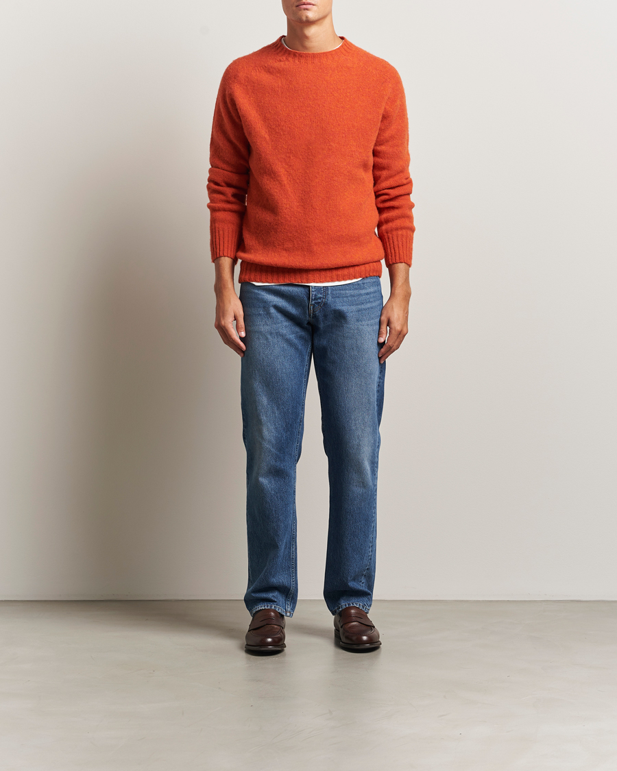Herr | Tröjor | Howlin' | Brushed Wool Sweater Spiced