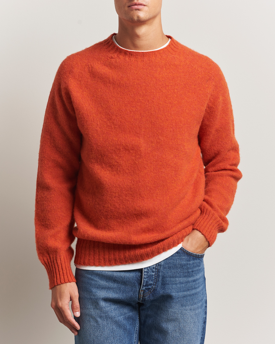 Herr | Tröjor | Howlin' | Brushed Wool Sweater Spiced