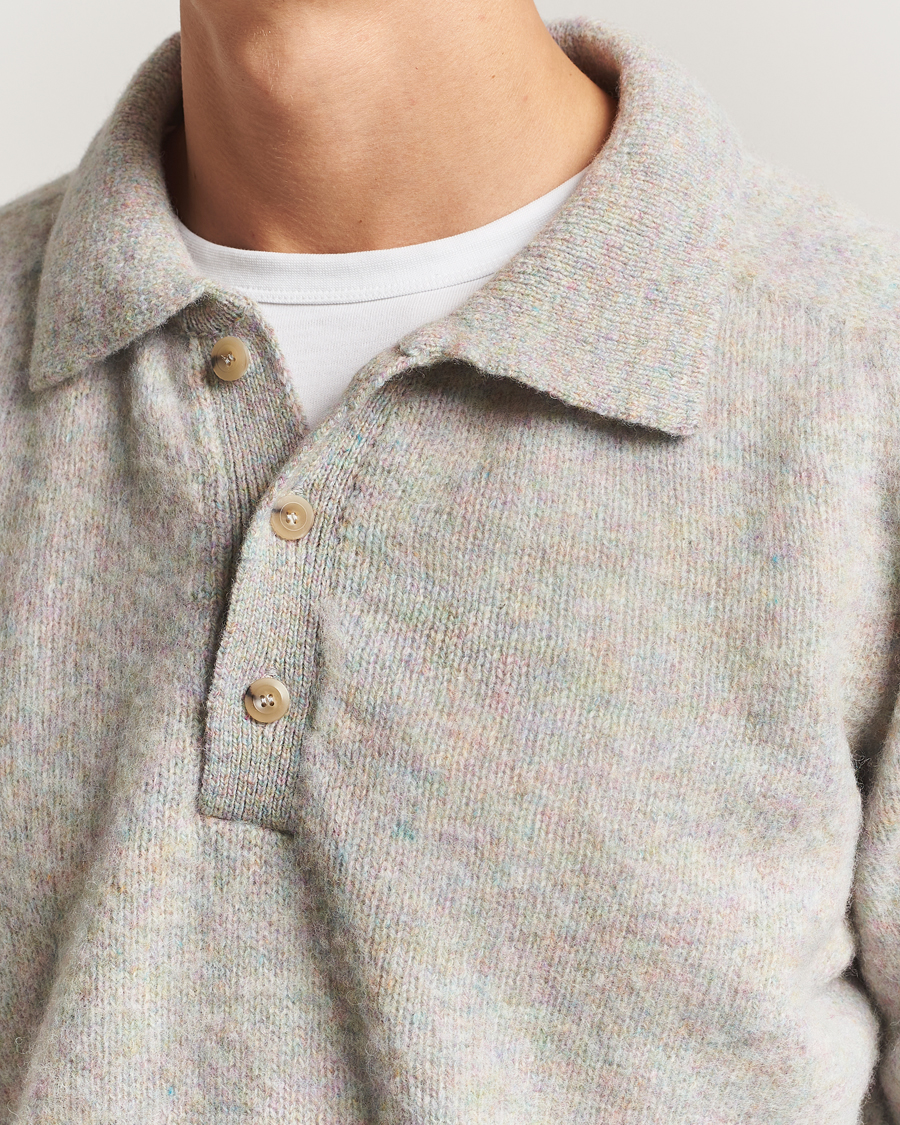 Herr | Tröjor | Howlin' | Brushed Wool Polo Galaxy