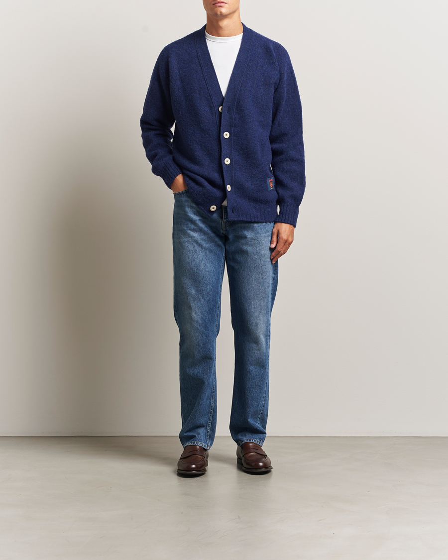 Herr | Tröjor | Howlin' | Shaggy Bear Cardigan Magic Blue