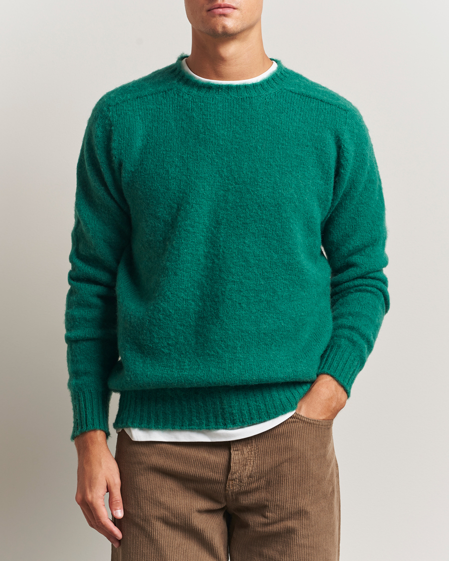Herr | Tröjor | Howlin' | Shaggy Bear Sweater Dusky Mint