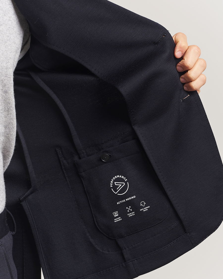 Herr | Kostymer | BOSS BLACK | Hanry Wool Suit Dark Blue