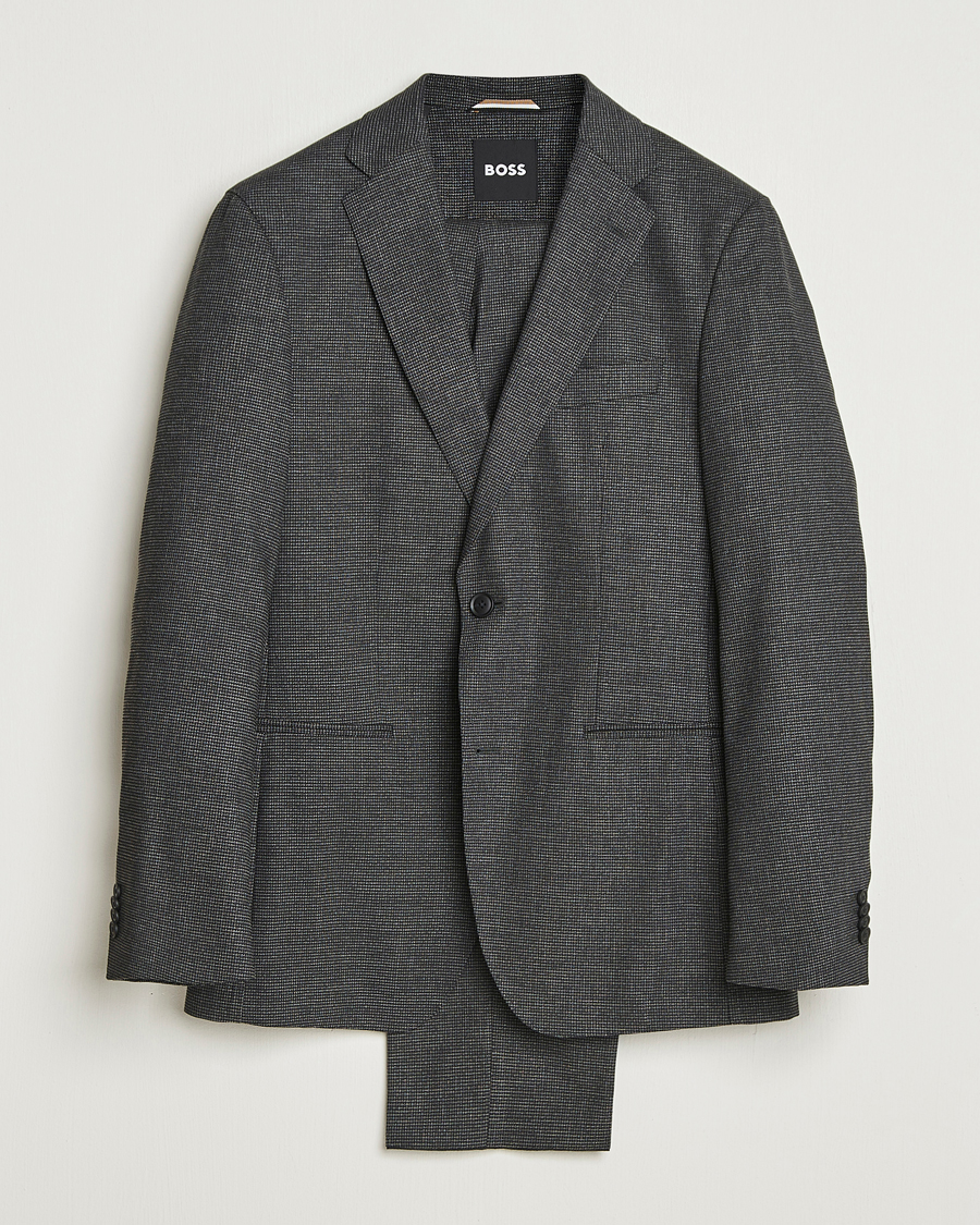 Herr | Kostymer | BOSS BLACK | Huge Wool Suit Medium Grey