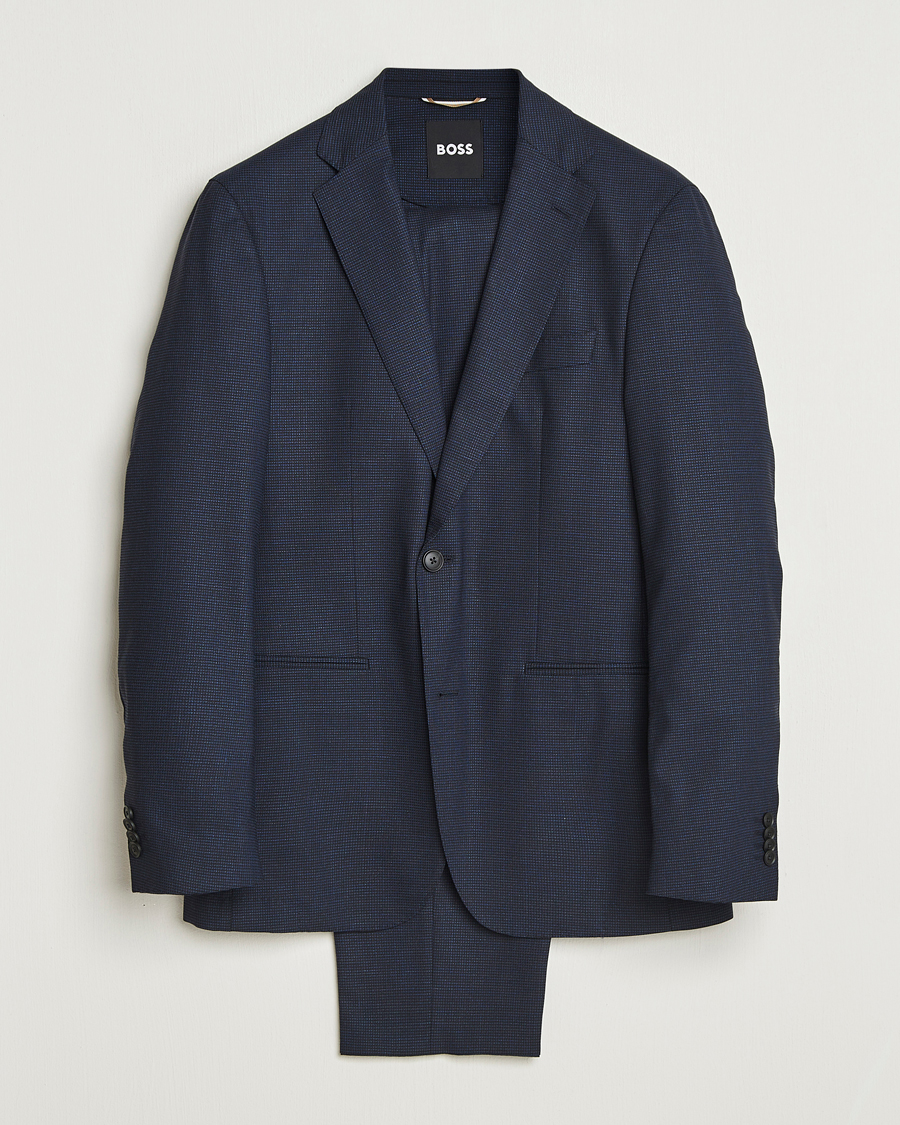 Herr | Kostymer | BOSS BLACK | Huge Wool Suit Dark Blue