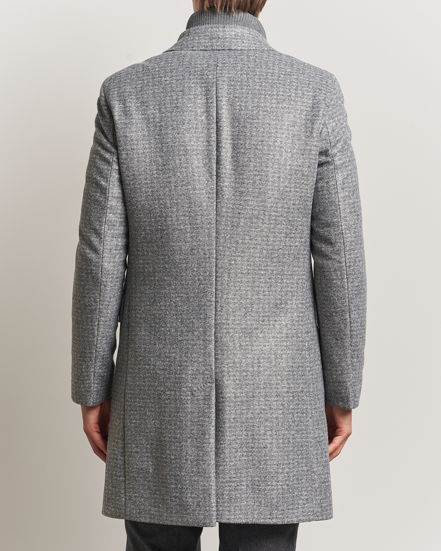 Herr | Jackor | BOSS BLACK | Hyde Wool Bib Coat Silver
