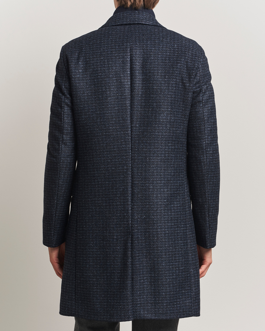 Herr | Jackor | BOSS BLACK | Hyde Wool Bib Coat Dark Blue