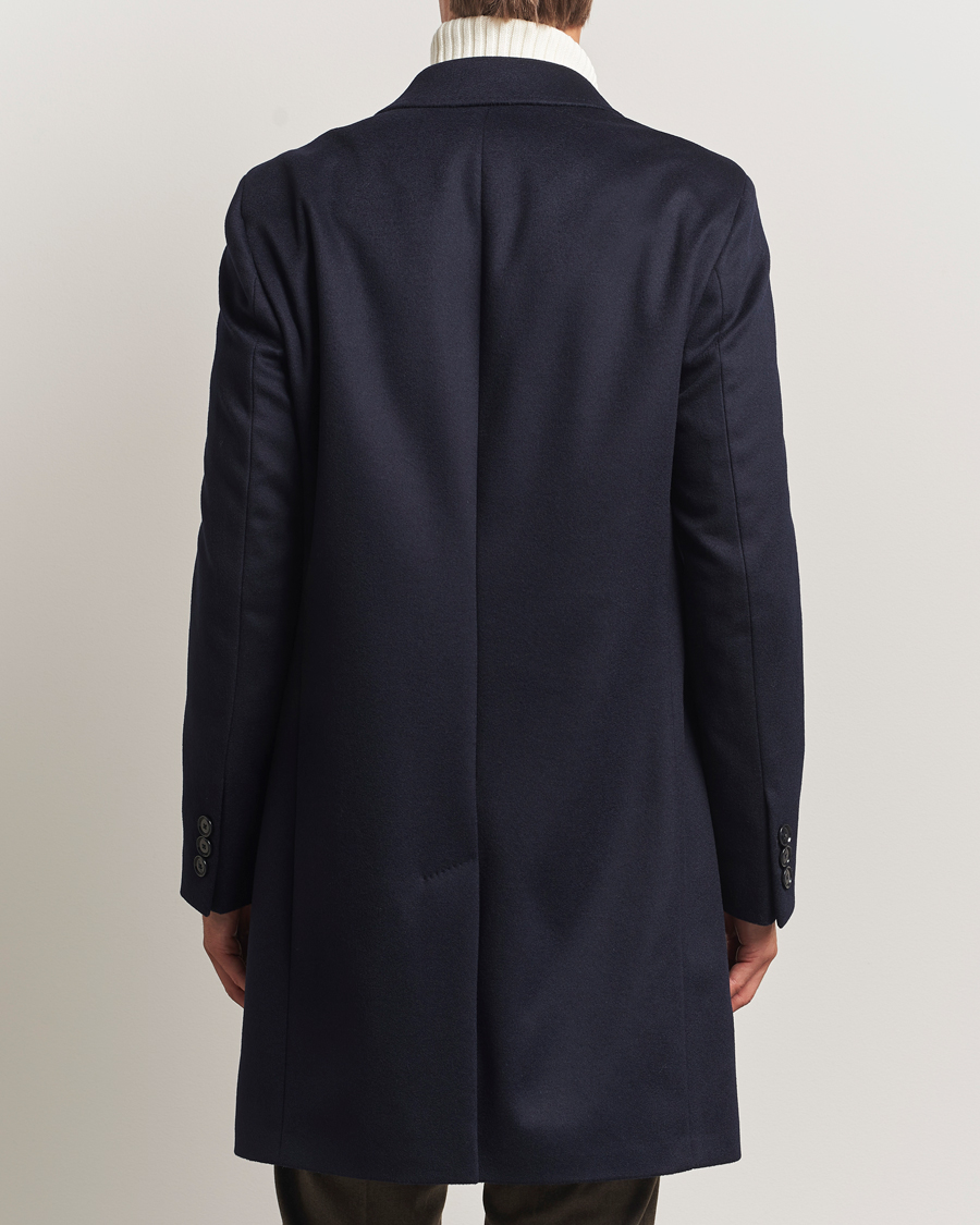 Herr | Jackor | BOSS BLACK | Hyde Wool Coat Dark Blue