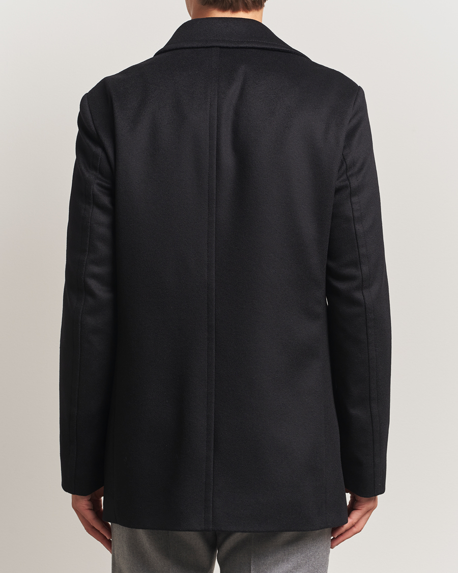 Herr | Jackor | BOSS BLACK | Hyde Wool Peacoat Black
