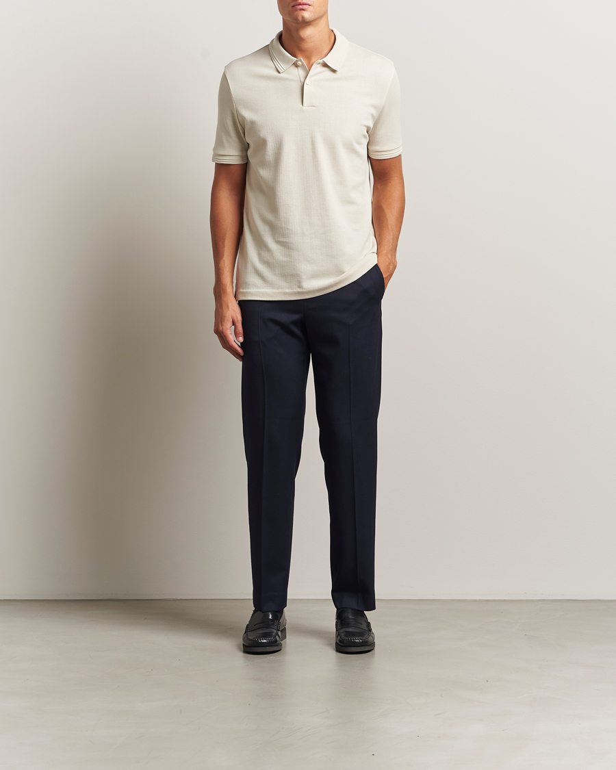 Herr | Pikéer | BOSS BLACK | Parlay Structured Polo Open White