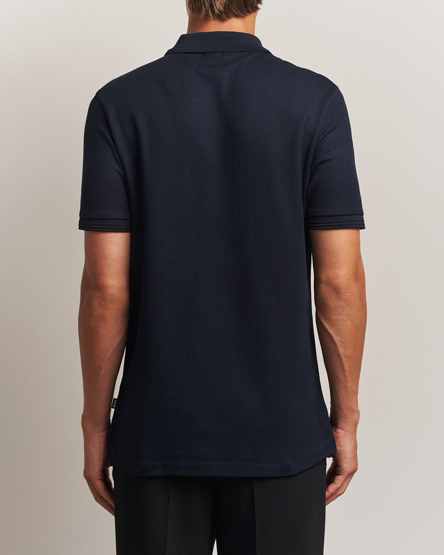 Herr | Pikéer | BOSS BLACK | Parlay Structured Polo Dark Blue
