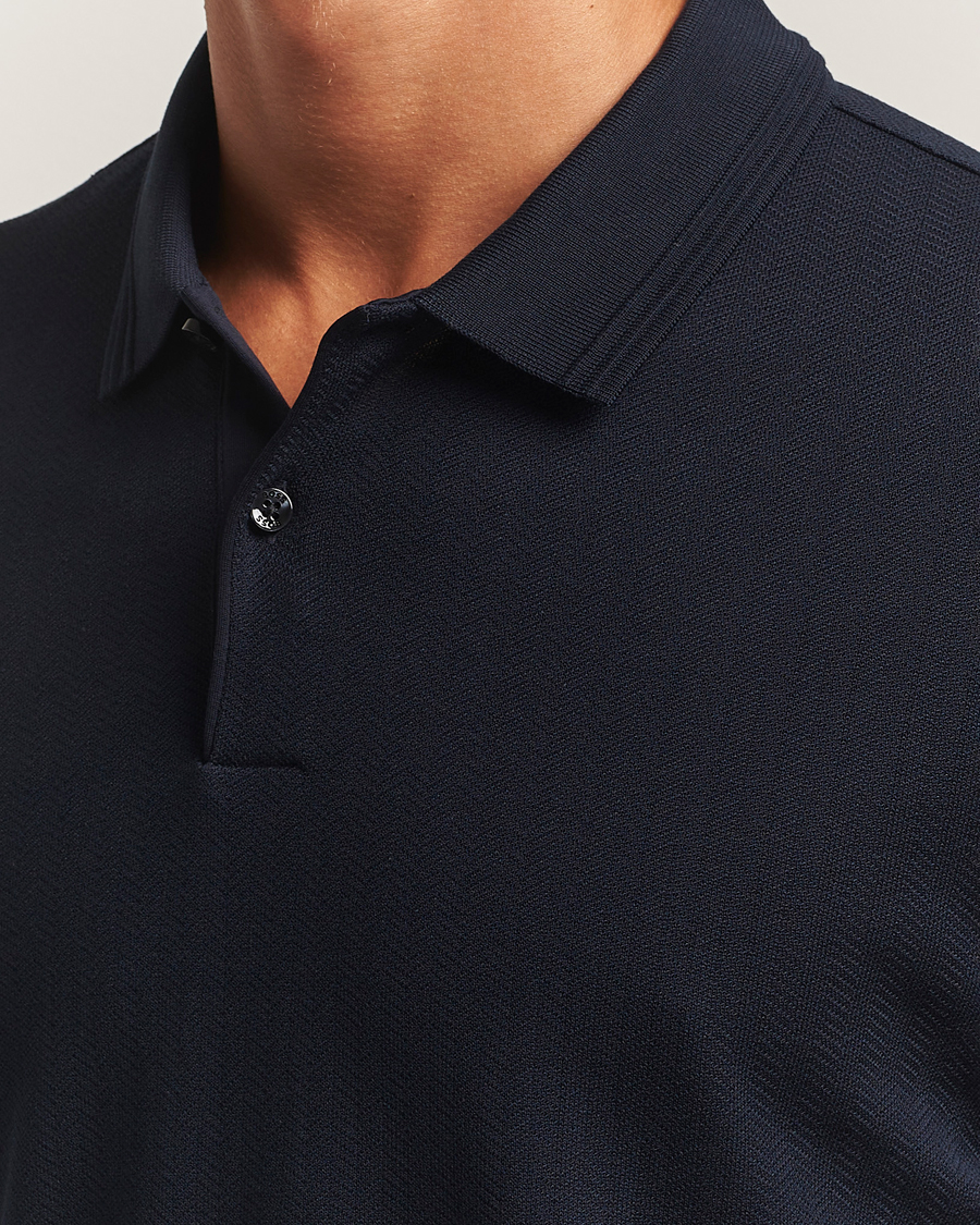 Herr | Pikéer | BOSS BLACK | Parlay Structured Polo Dark Blue