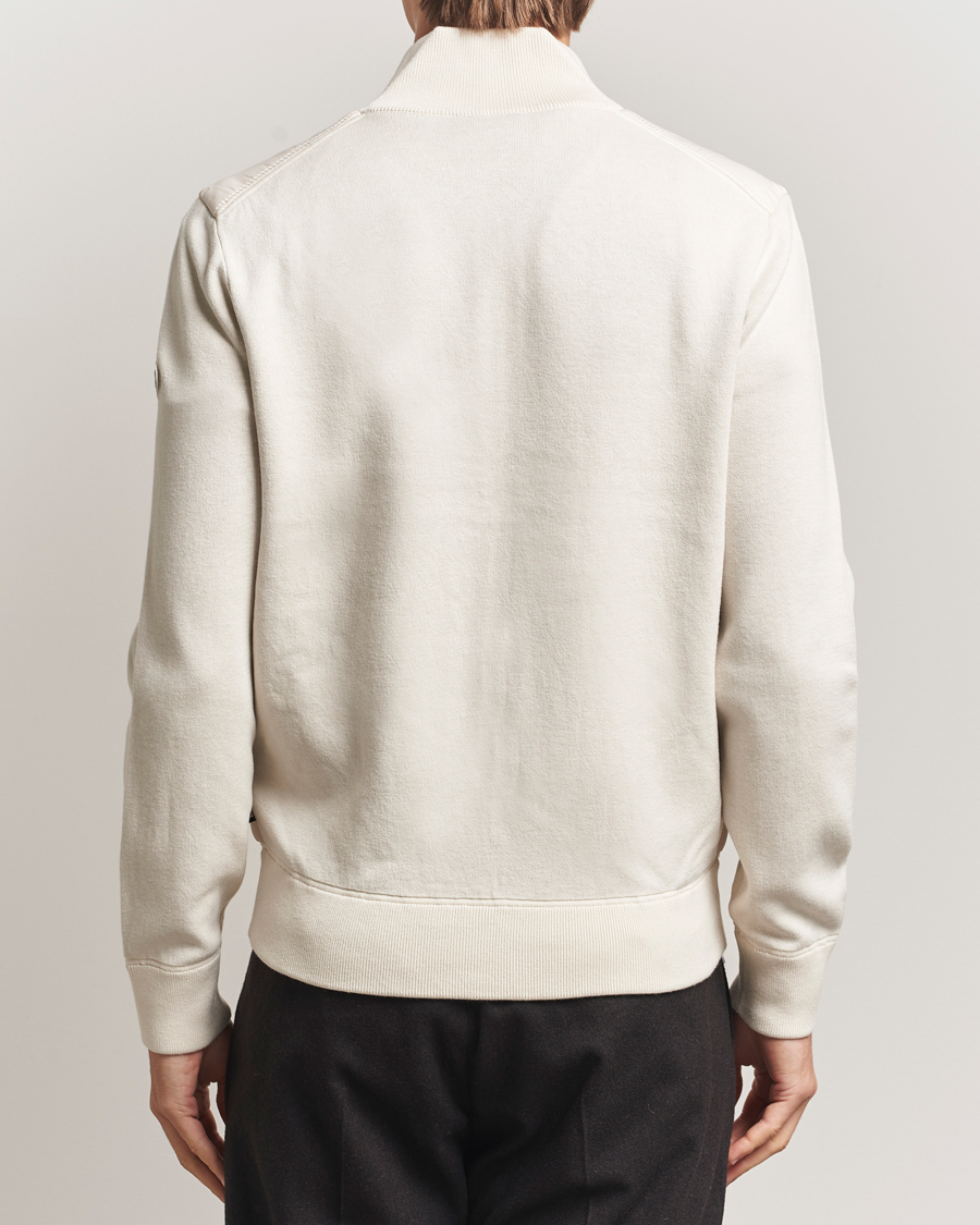 Herr | Tröjor | BOSS BLACK | Hernest Hybrid Full Zip Open White