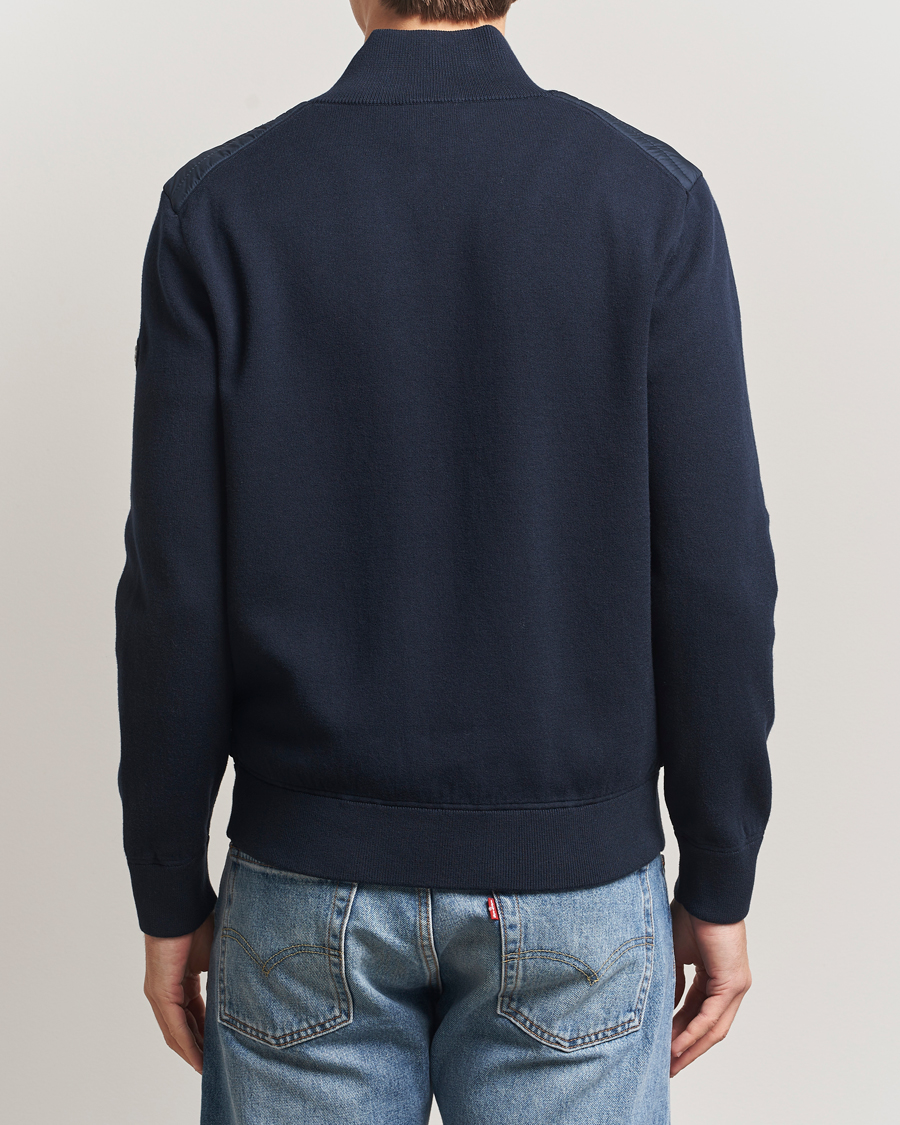 Herr | Tröjor | BOSS BLACK | Hernest Hybrid Full Zip Dark Blue