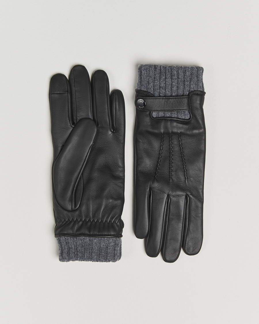 Herr | Handskar | BOSS BLACK | Hyden Leather Glove Black