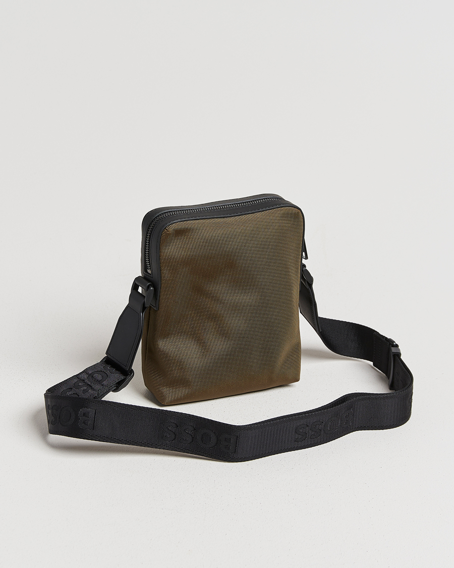 Herr | Väskor | BOSS BLACK | Ray Pouch Zip Bag Open Green