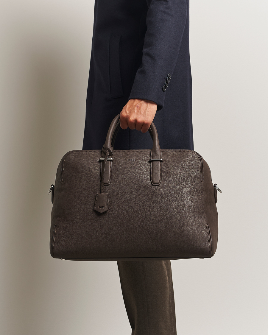 Herr | Väskor | BOSS BLACK | Madison Holdall Dark Brown