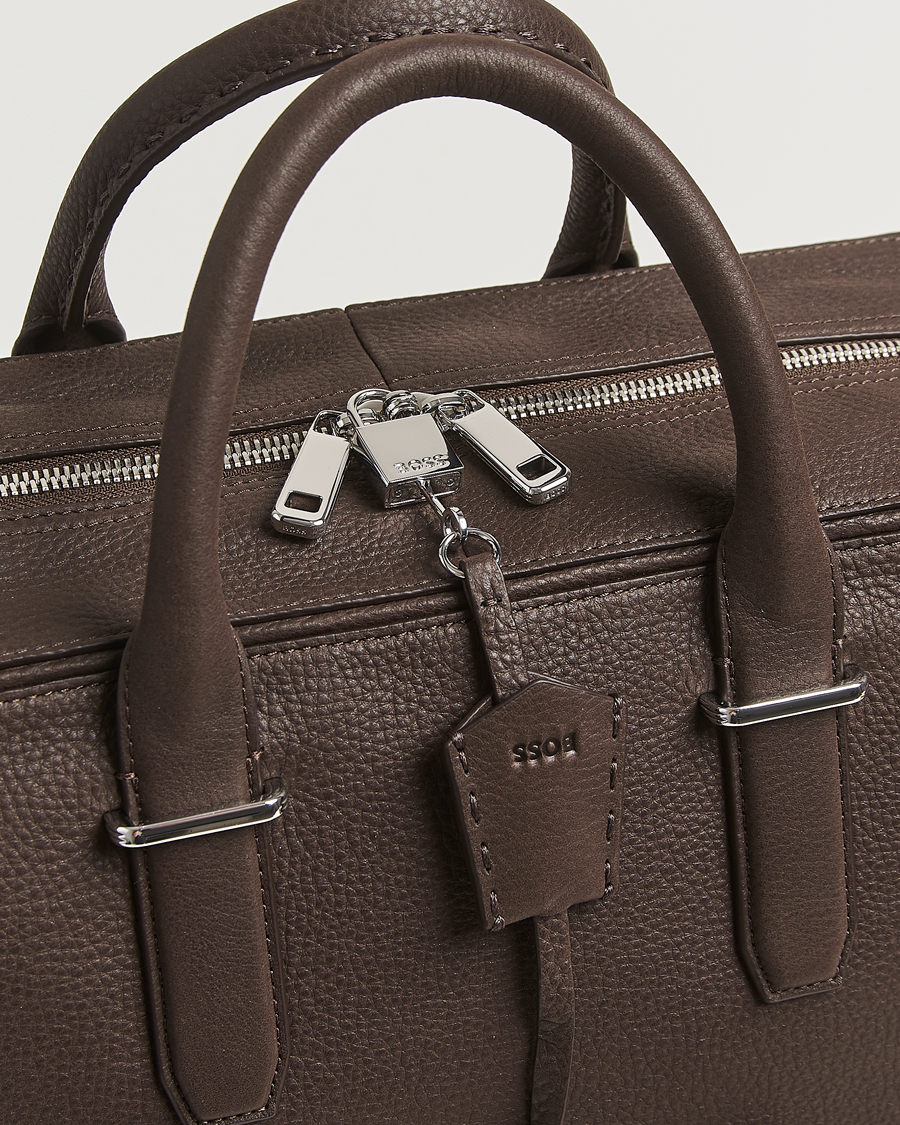 Herr | Väskor | BOSS BLACK | Madison Holdall Dark Brown