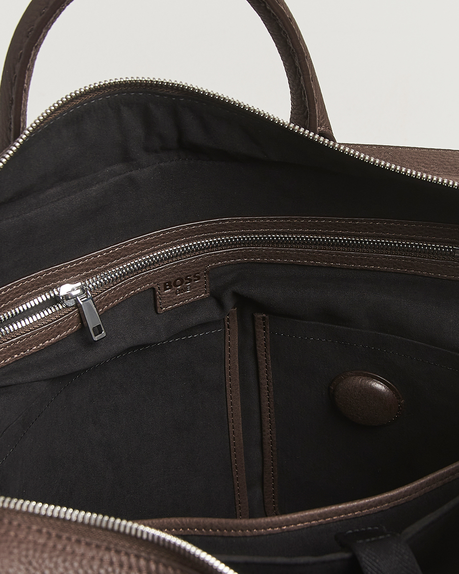 Herr | Väskor | BOSS BLACK | Madison Holdall Dark Brown