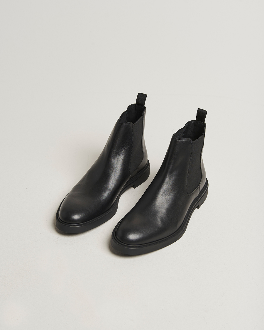 Herr | Kängor | BOSS BLACK | Calev Leather Chelsea Boot Black