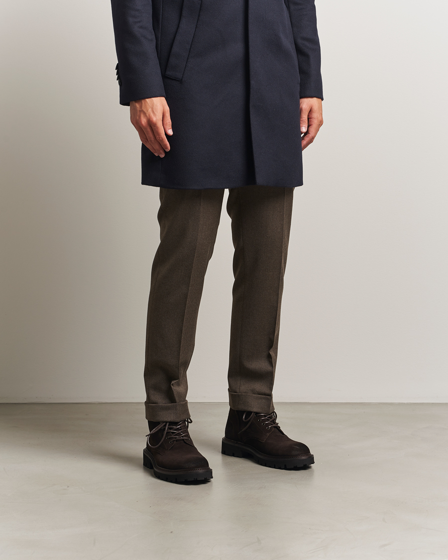 Herr | Kängor | BOSS BLACK | Julyo Suede Boot Dark Brown