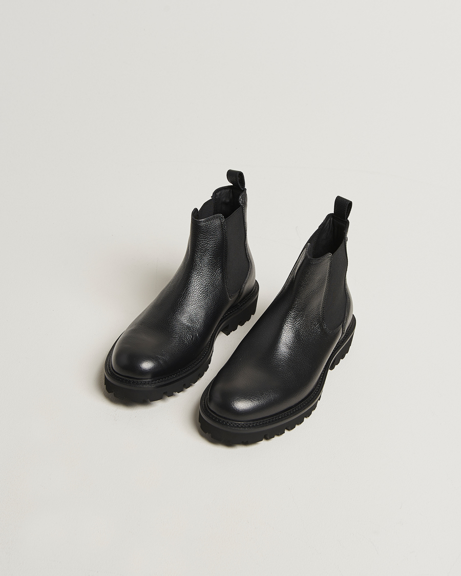 Herr | Kängor | BOSS BLACK | Julyo Leather Chelsea Boot Black