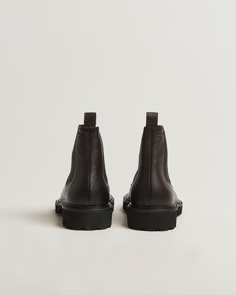 Herr | Kängor | BOSS BLACK | Julyo Leather Chelsea Boot Dark Brown