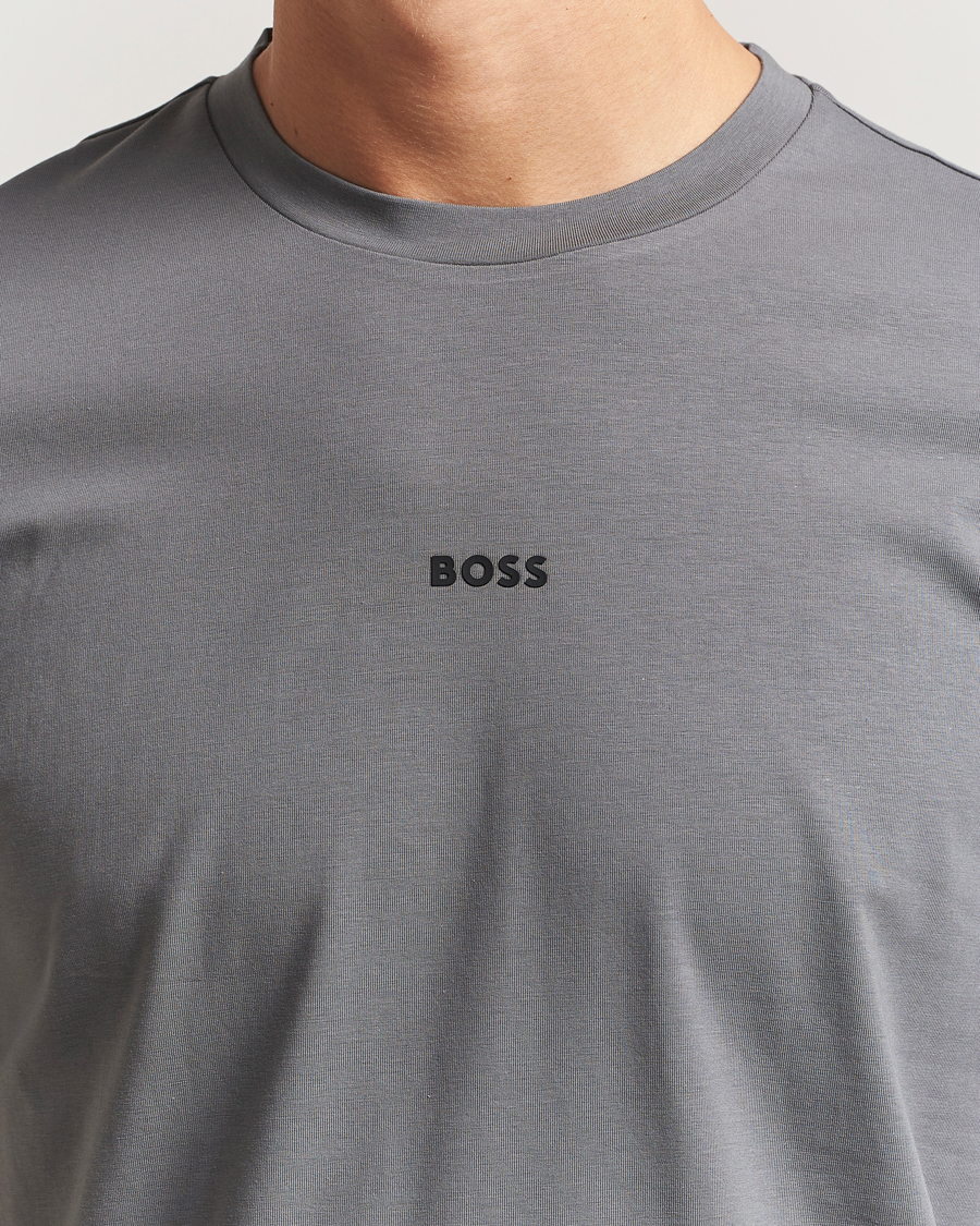 Herr | T-Shirts | BOSS ORANGE | Tchup Logo Crew Neck T-Shirt Open Grey