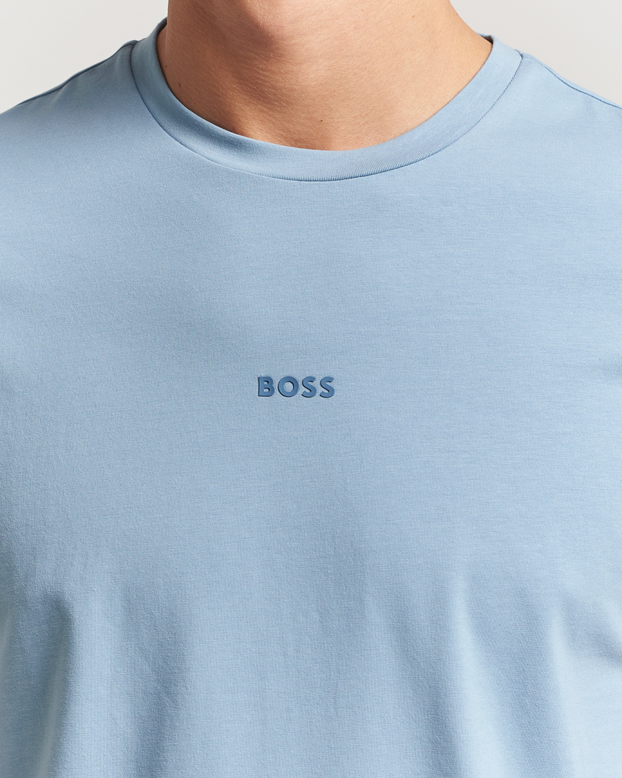 Herr | T-Shirts | BOSS ORANGE | Tchup Logo Crew Neck T-Shirt Light Blue