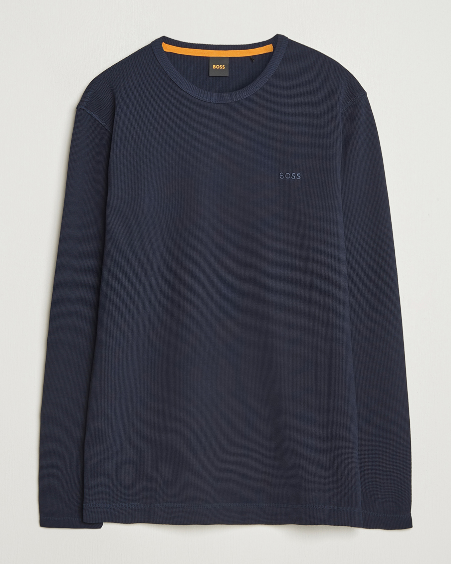 Herr | Tröjor | BOSS ORANGE | Tempesto Sweater Dark Blue