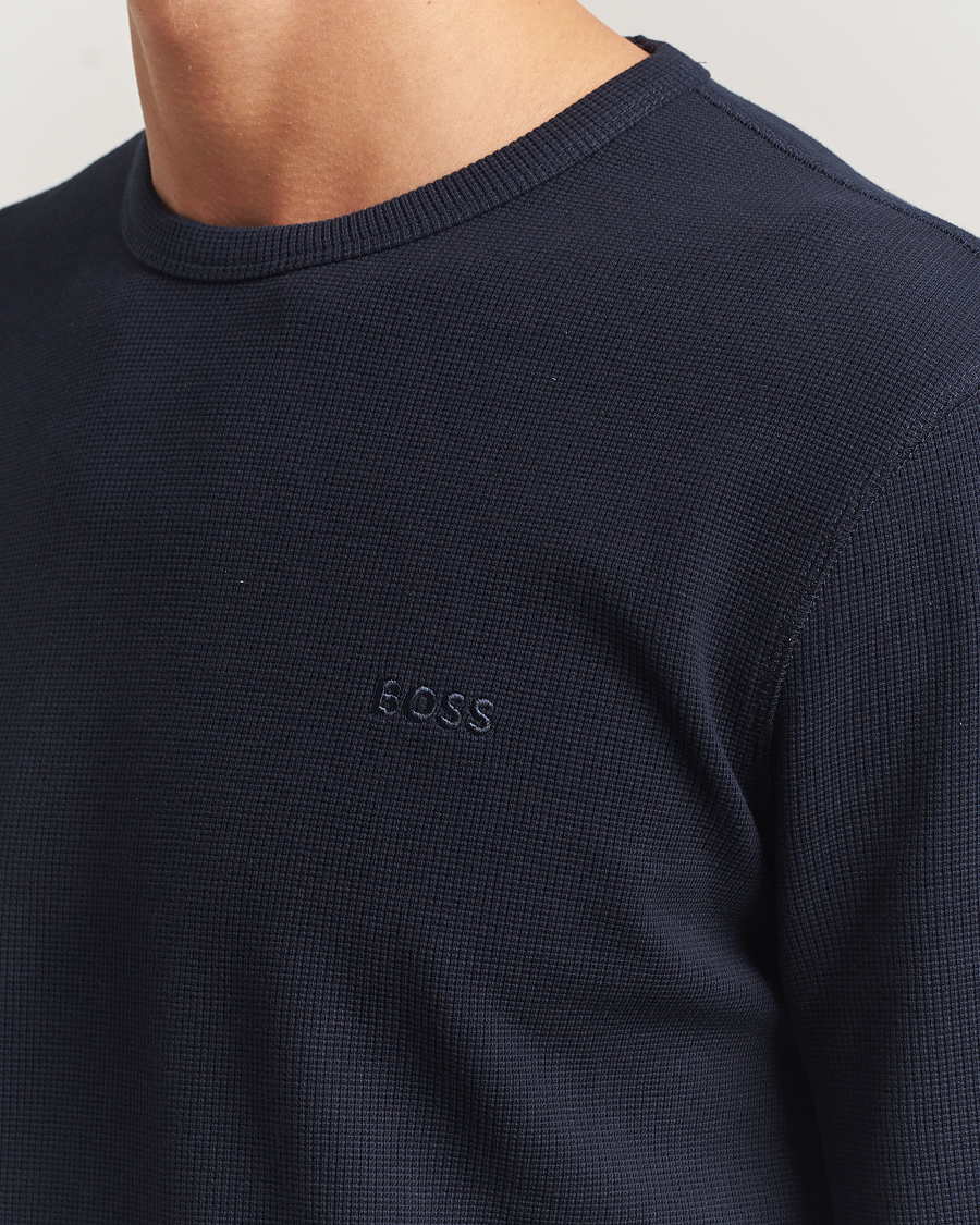 Herr | Tröjor | BOSS ORANGE | Tempesto Sweater Dark Blue