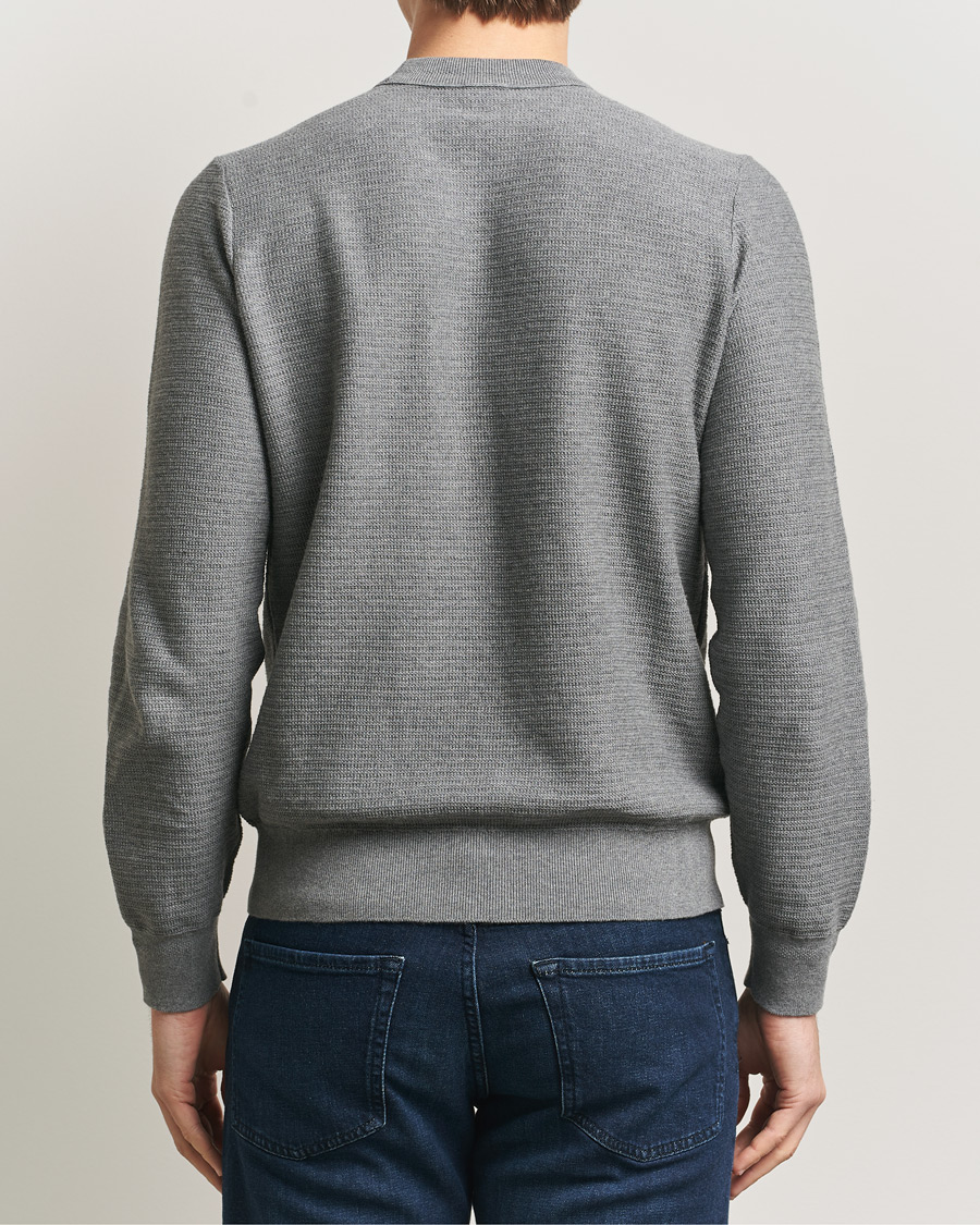 Herr | Tröjor | BOSS ORANGE | Anion Knitted Sweater Silver