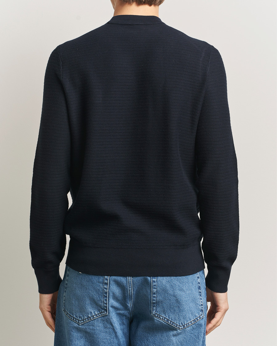 Herr | Tröjor | BOSS ORANGE | Anion Knitted Sweater Dark Blue
