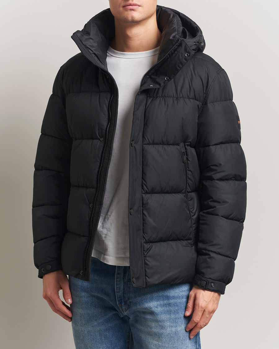 Herr | Jackor | BOSS ORANGE | Omaris Down Hooded Jacket Black