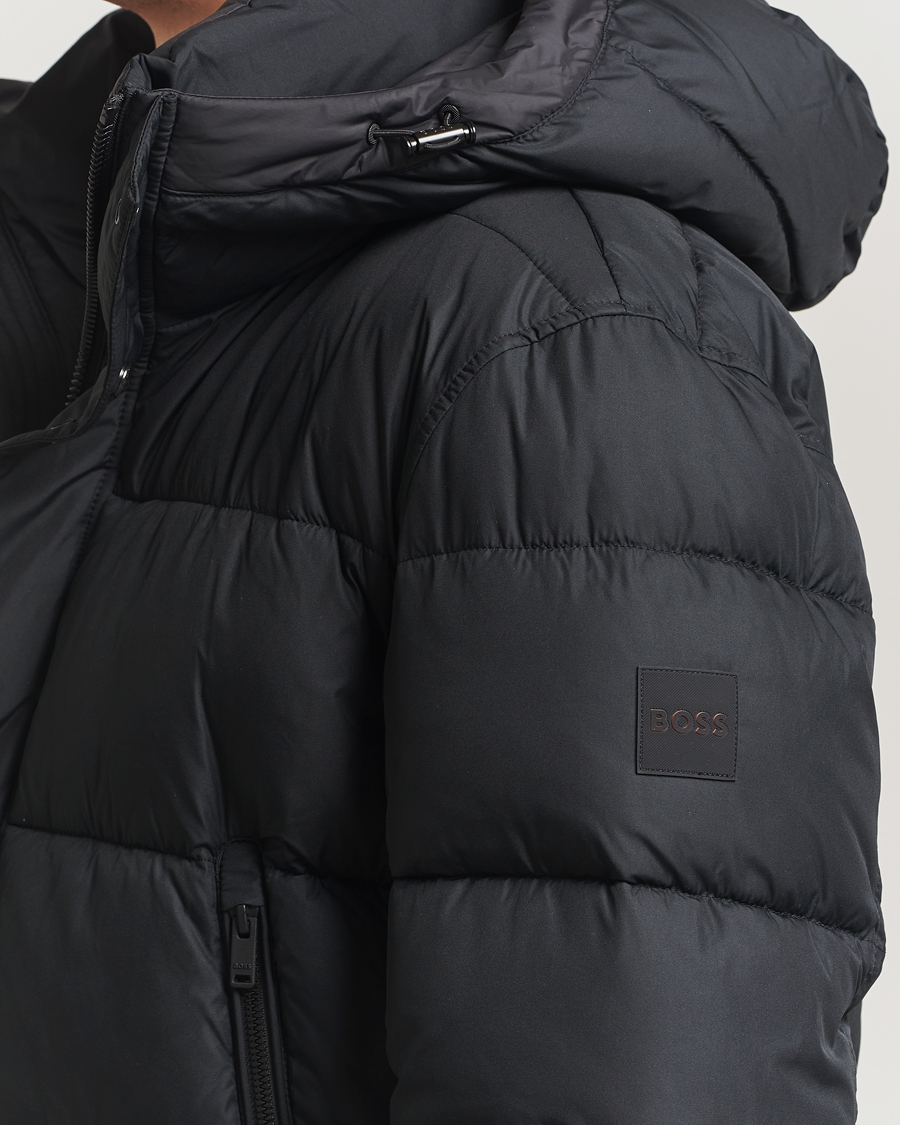 Herr | Jackor | BOSS ORANGE | Omaris Down Hooded Jacket Black